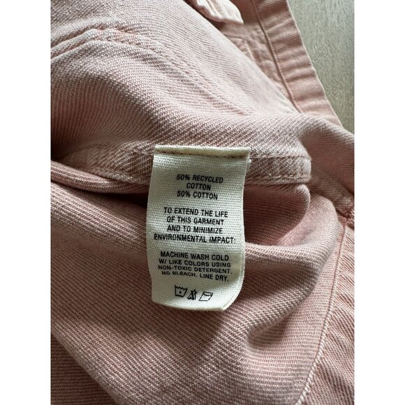 Alex Mill Britt Work Jacket in Light Pink Size Large Barn Jacket Chore Coat Fall - Picture 6 of 7